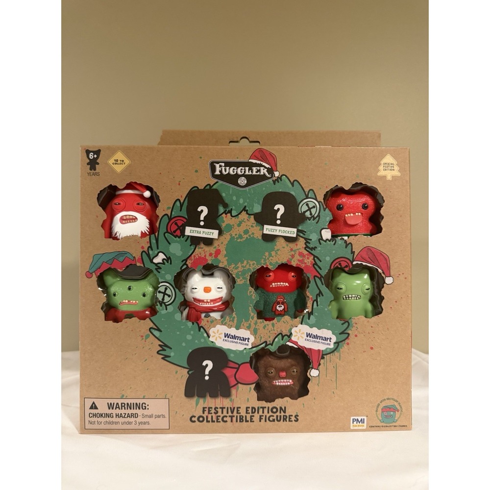 2026 Fuggler Fuggmas Christmas SET 10 Figures FESTIVE EDITION Exclusive NEW +BOX